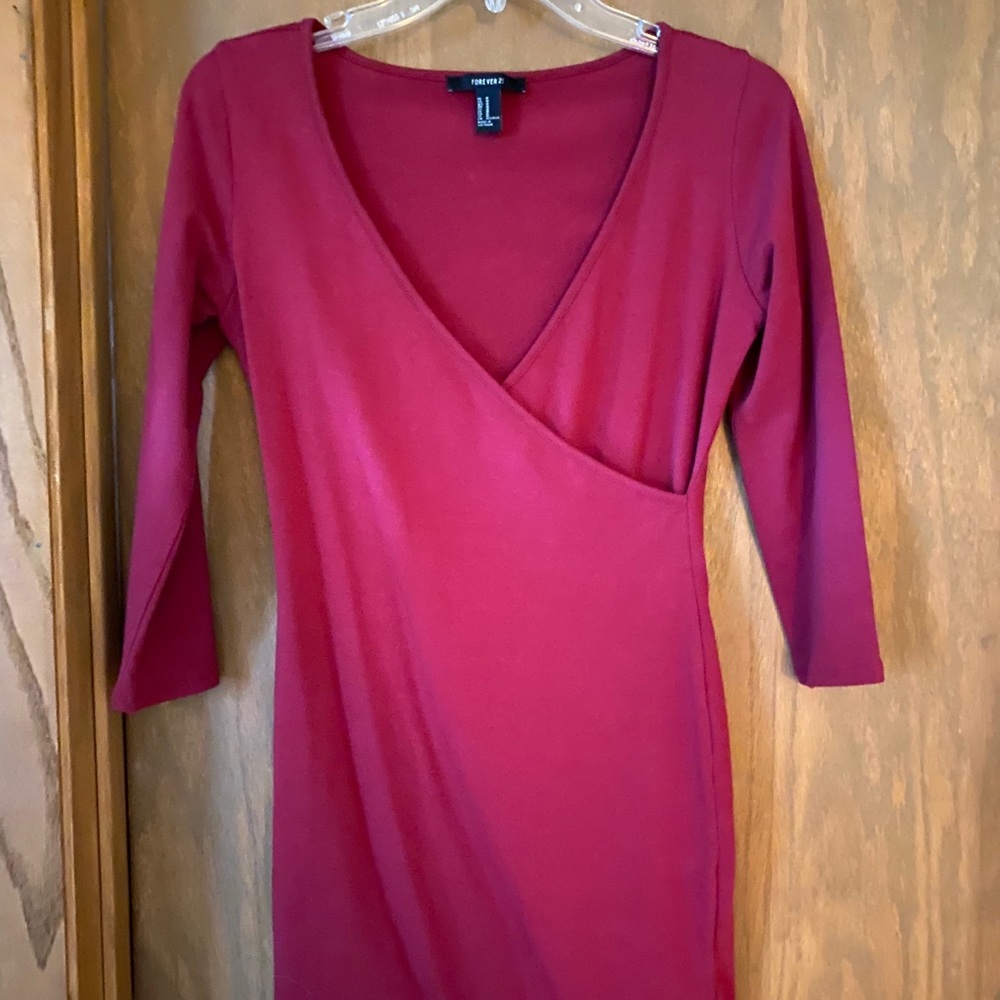 Burgundy Dress